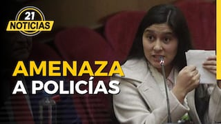 Yenifer Paredes, cuñada de Pedro Castillo, amenaza a policías