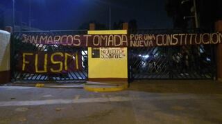Toman San Marcos EN VIVO: Manifestantes dejan el campus y se dirigen a la Plaza San Martín | VIDEO