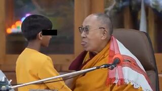 Dalai Lama se disculpa tras pedir a un niño de 8 años que “chupe su lengua”