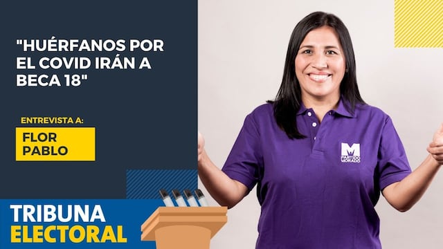 Flor Pablo candidata al Congreso por el Partido Morado
