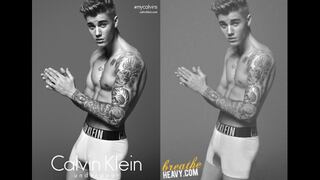 Justin Bieber: ¿Pidió retocar su entrepierna para fotos con Calvin Klein?