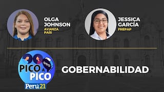 Olga Johnson y Jessica García debaten propuestas sobre gobernabilidad 