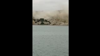 Sismo en Piura: así se vivió el fuerte temblor con epicentro en Sullana en la playa de Colán | VIDEO