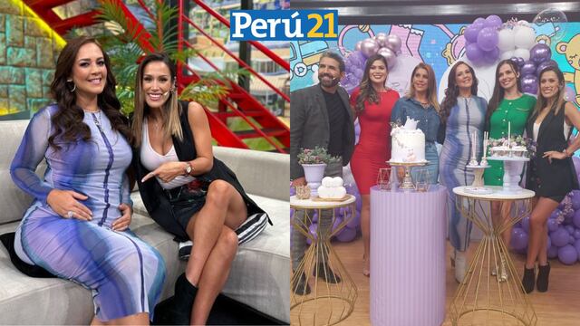 ‘Arriba mi gente’: Marina Mora celebra en vivo el baby shower de su primera hija