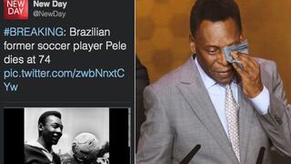 CNN mató por error a Pelé en Twitter