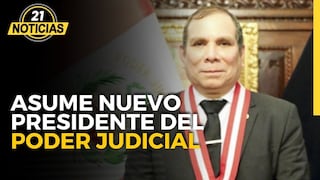 Javier Arévalo asume como nuevo presidente del Poder Judicial