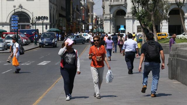 Lima soportará una temperatura máxima de 28°C este jueves