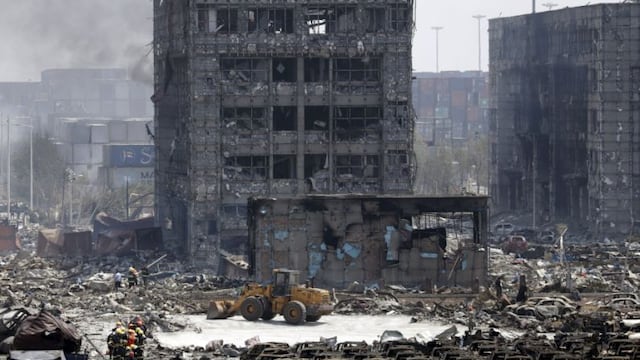 Tianjin: Así quedó la ciudad china tras la gran explosión de ayer [FOTOS]