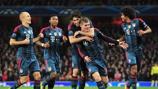 Champions League: Bayern Munich de Claudio Pizarro venció 2-0 a Arsenal