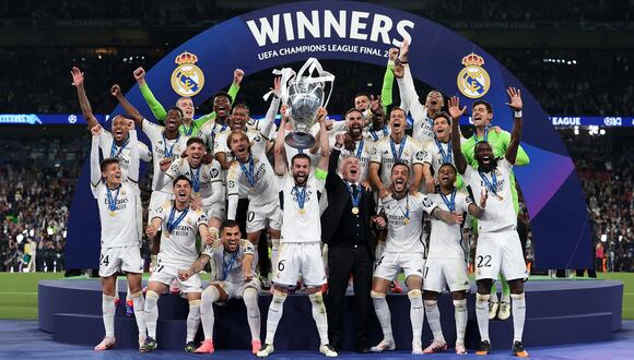 Real Madrid festejando la Champions. (Foto: Real Madrid)