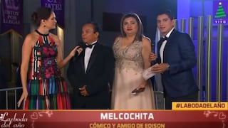 “Melcochita” y el apodo que le puso a Edison Flores previo a la boda con Ana Siucho | VIDEO