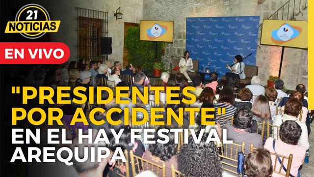 “Presidentes por accidente” en el Hay Festival Arequipa con Christopher Acosta y Cecilia Valenzuela