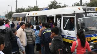 Paro de transportistas del Callao: Colectivos cobraron hasta s/.25 por tramos cortos [Fotos]