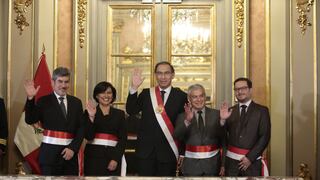 Así fue la ceremonia de juramentación de los nuevos ministros en Palacio [ FOTOS]