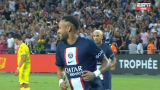 Golazo de penal: Neymar firmó un doblete en PSG vs. Nantes [VIDEO]