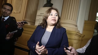 Janet Sánchez pide que recomposición de las comisiones del Congreso se haga pronto