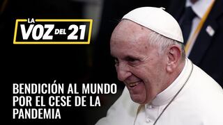 COVID-19: Bendición que da el Papa Francisco al mundo por el cese de la pandemia 