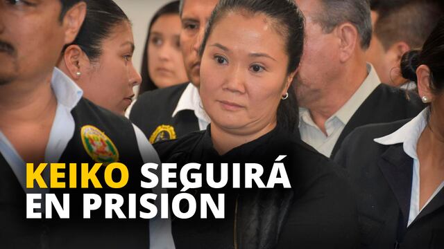 Keiko Fujimori seguirá en prisión