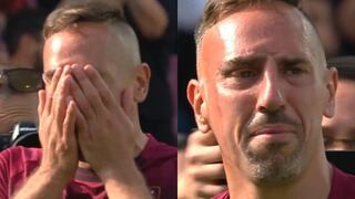 Ribery se despide del fútbol con lágrimas en los ojos y en un tributo de Salernitana [VIDEO]
