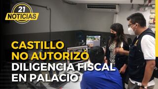 Presidente Castillo no autorizó diligencia fiscal en Palacio