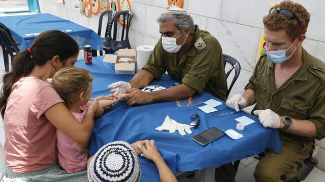 Israel inició campaña de test de coronavirus en menores de 3 a 12 años