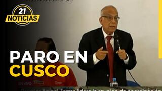 Paro en Cusco premier Aníbal Torres responde ante reclamos