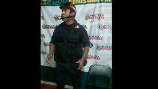 Sujeto usaba uniforme y grilletes de policía para prestar servicios de seguridad en Comas [VIDEO]