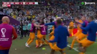 Sobre la hora: Weghorst firmó el 2-2 en Argentina vs. Países Bajos [VIDEO]