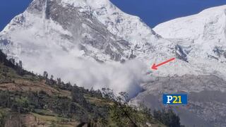 Áncash: Pánico en Yungay tras avalancha en el nevado de Huascarán