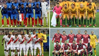 Conozca a cada uno de los países contra quienes jugará Perú en el Grupo C de Rusia 2018