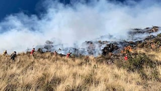 Cusco: Policía interviene a menor acusado de causar fuerte incendio forestal
