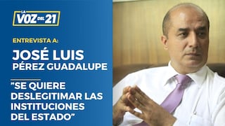 José Luis Pérez Guadalupe sobre la guardia de Bellido:”Es una afrenta a la PNP”