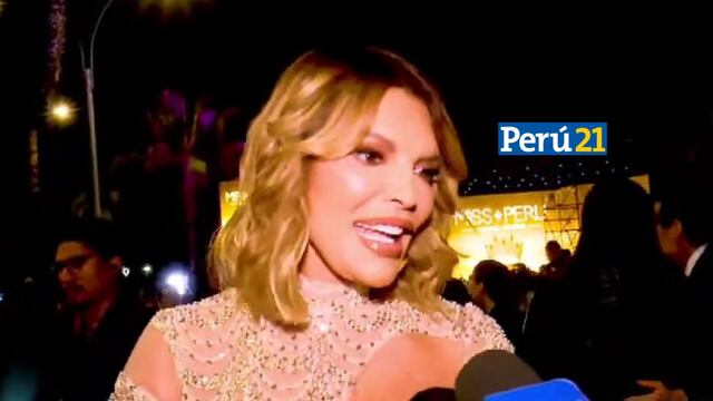 Jessica Newton se burló de Magaly por fallas técnicas en su programa previo al Miss Perú