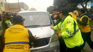 Taxista informal intentó atropellar a inspectores de tránsito durante intervención en Surco