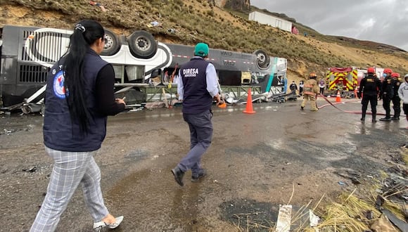 Accidente dejó 16 muertos en Apacheta, Ayacucho.