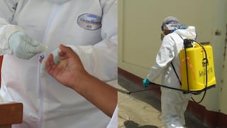 Realizan pruebas rápidas para descartar COVID-19 en reclusos de Chimbote y desinfectan penal [FOTOS]