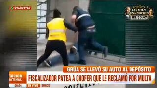 Surco: fiscalizador golpea y da puntapiés a vecino que acudió a recoger su auto del depósito municipal