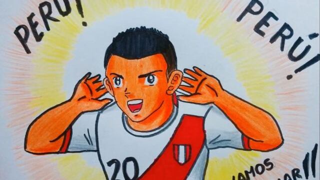 Revive el gol de Edison Flores convertido en un personaje de 'Los Supercampeones' [VIDEO]