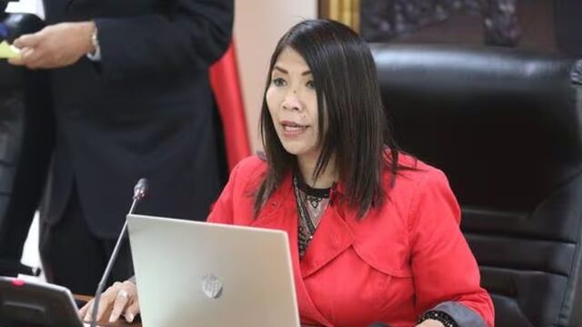María Cordero: Comisión Permanente vota hoy jueves inhabilitación por 10 años a ‘mochasueldos’