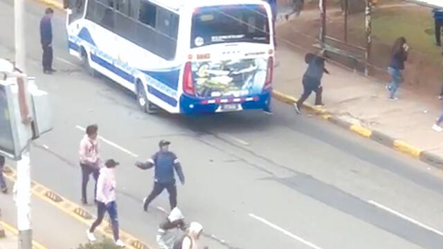 Cuatro sujetos pagarán con cárcel el vandalismo en las calles del Cusco
