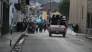 Trasladan a Chiclayo a unos 19 detenidos en Cajamarca por violencia