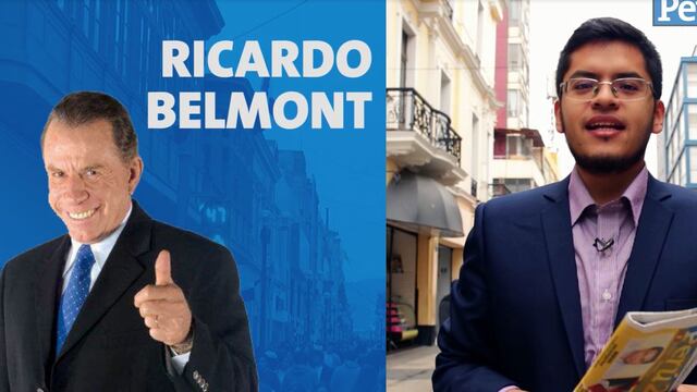 Ricardo Belmont, candidato a la Alcaldía de Lima de Perú Libre