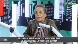 Susana Baca llora en vivo al ser consultada por la corrupción en el Perú [VIDEO]
