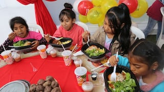 Más de 500 niños de 8 regiones del país celebraron por adelantado el Día del pollo a la Brasa