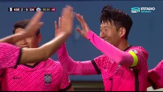 Perfecta definición: Heung-min Son hizo golazo de tiro libre a Chile [VIDEO]