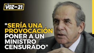 Roberto Chiabra sobre renuncia de Aníbal Torres