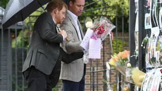 Príncipes William y Harry visitan el tributo por los 20 años del fallecimiento de la princesa Diana [FOTOS]