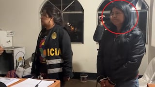 Policía detiene a ‘camarada Cusi’, una de las azuzadoras de las protestas, en Ayacucho | VIDEO