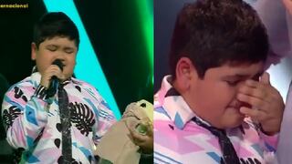 ‘La voz kids’: Niño cantó sosteniendo a Baby Yoda debido a que estaba muy nervioso  