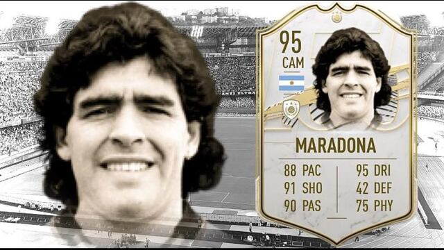 ’FIFA 21’: Las cartas de Maradona suben de precio en el videojuego [VIDEO]